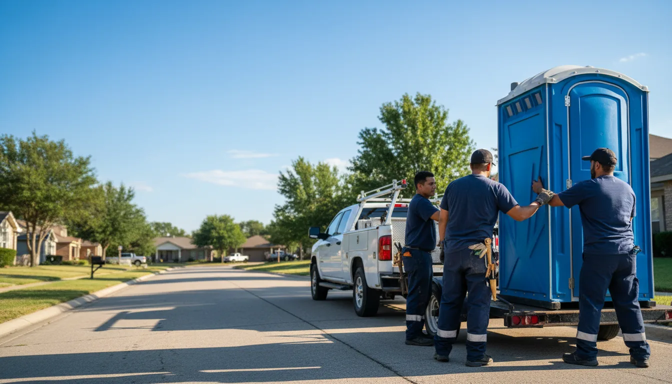 Portable Toilet Rental in Rosanky, TX near me
